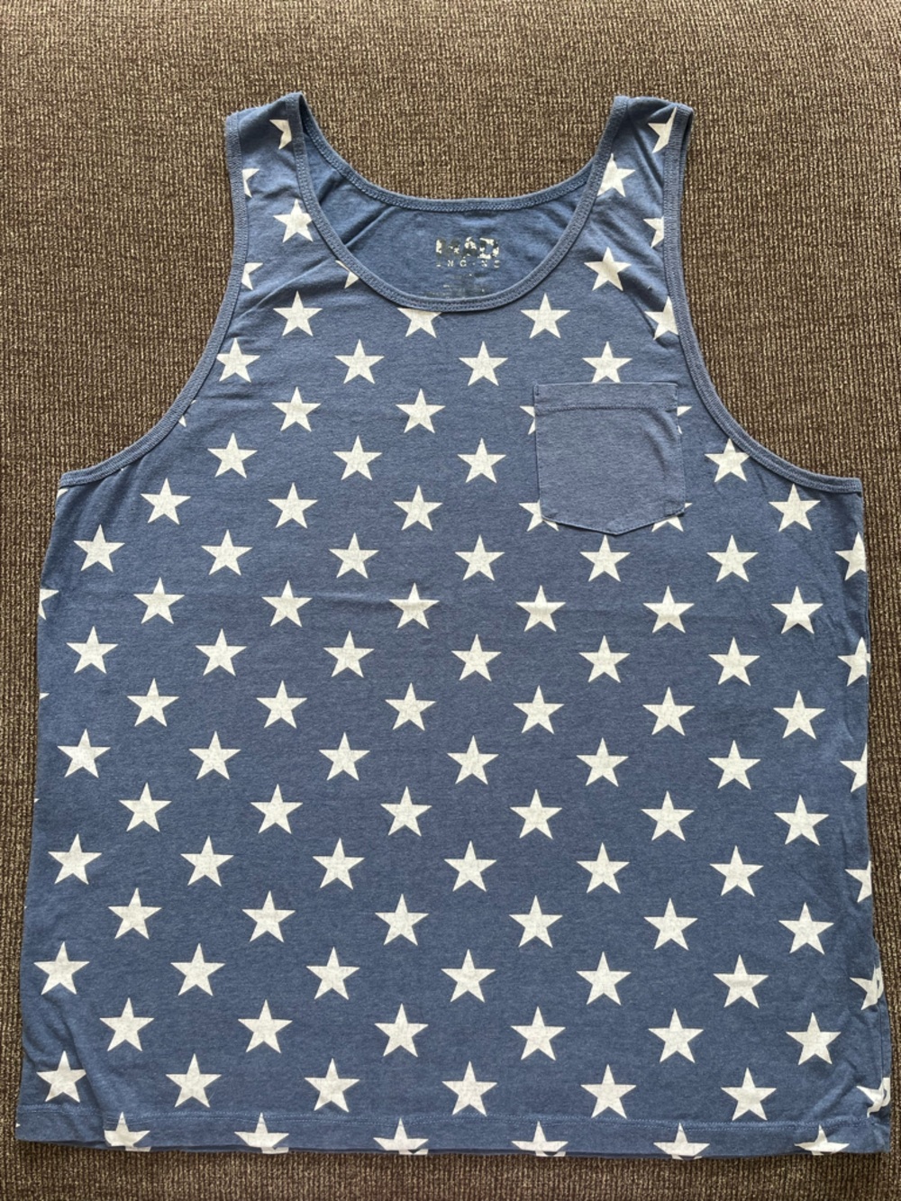 MAD Engine Blue Tank Top with White Stars